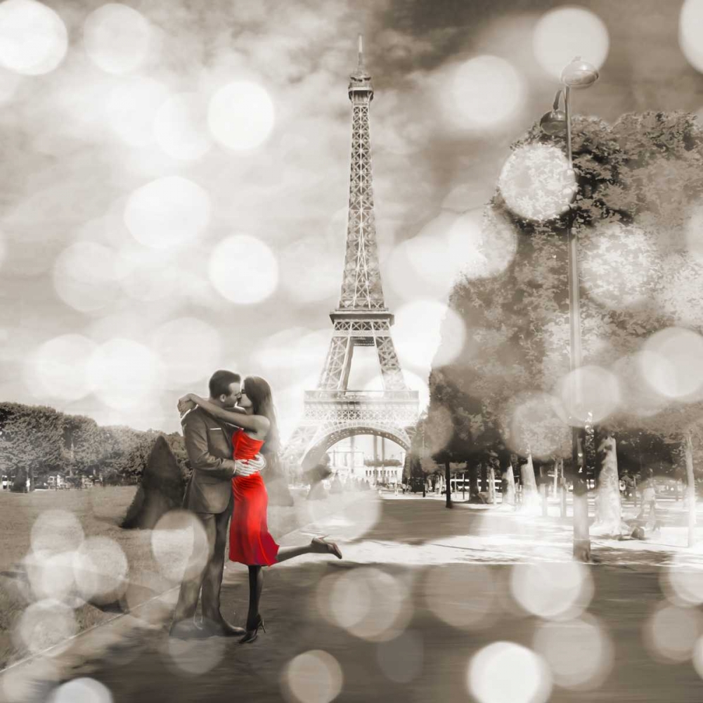 Art Print: Boulevard of Trees  (detail, BW)