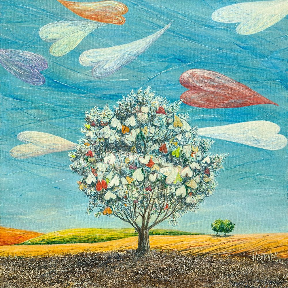 Art Print: Cuori in volo