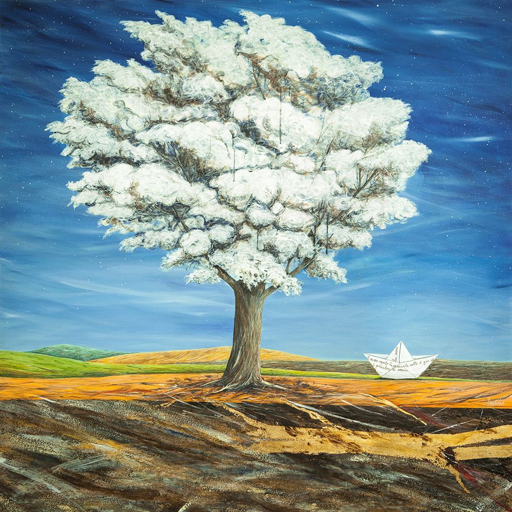 Wall Art Painting id:633977, Name: Al di la del mare, Artist: Larotonda, Donato