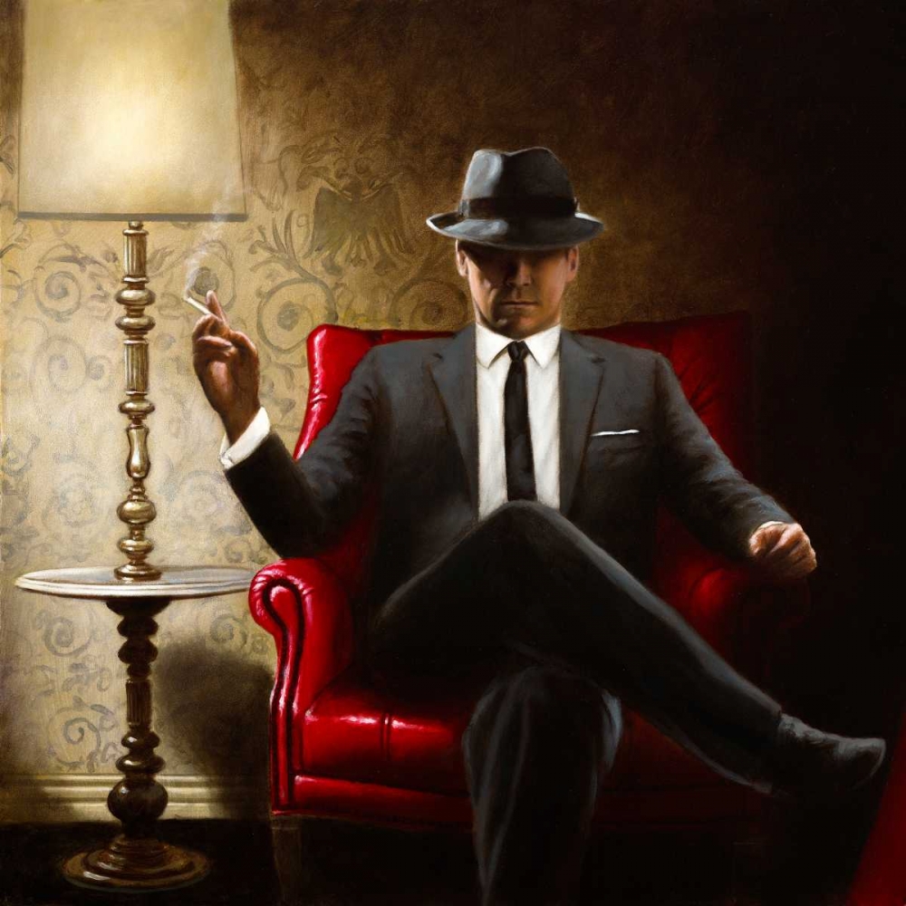 Wall Art Painting id:42719, Name: Black Tie, Artist: Silver, John