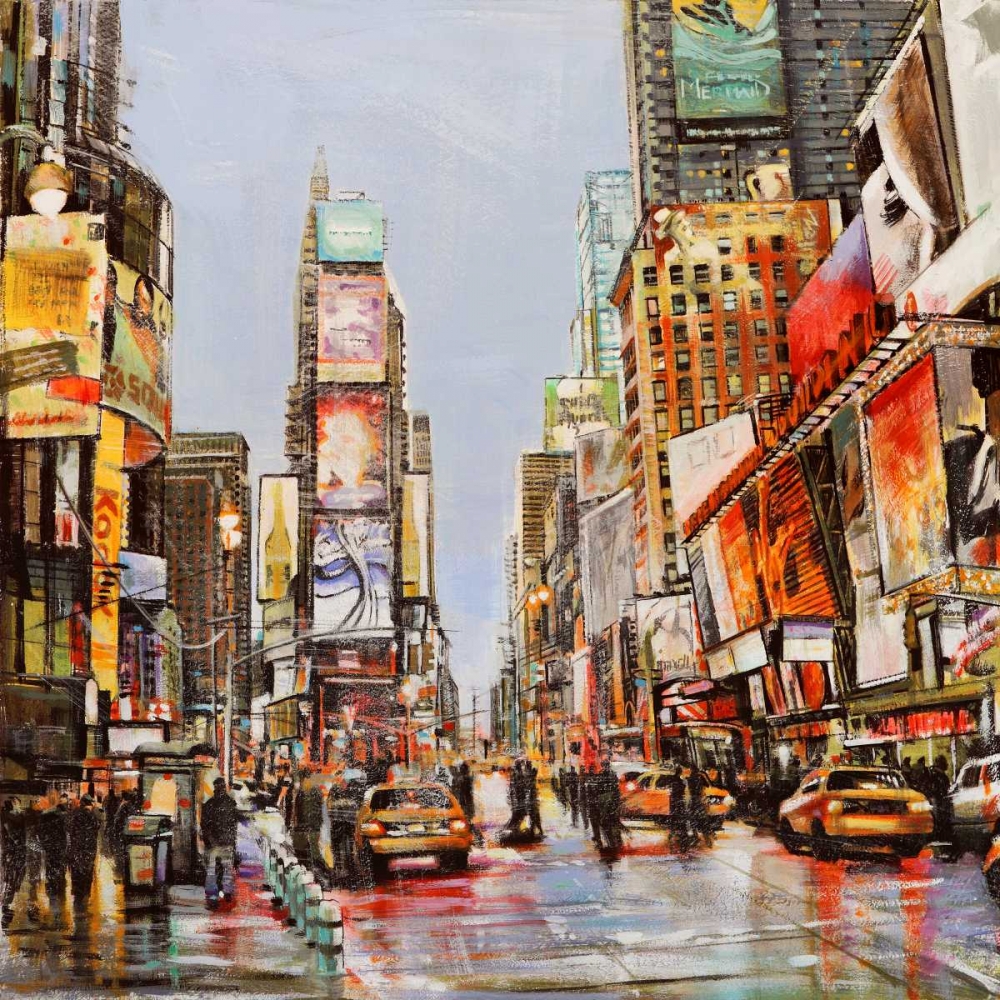 Wall art: Times Square Jam, by Mannarini, John B.