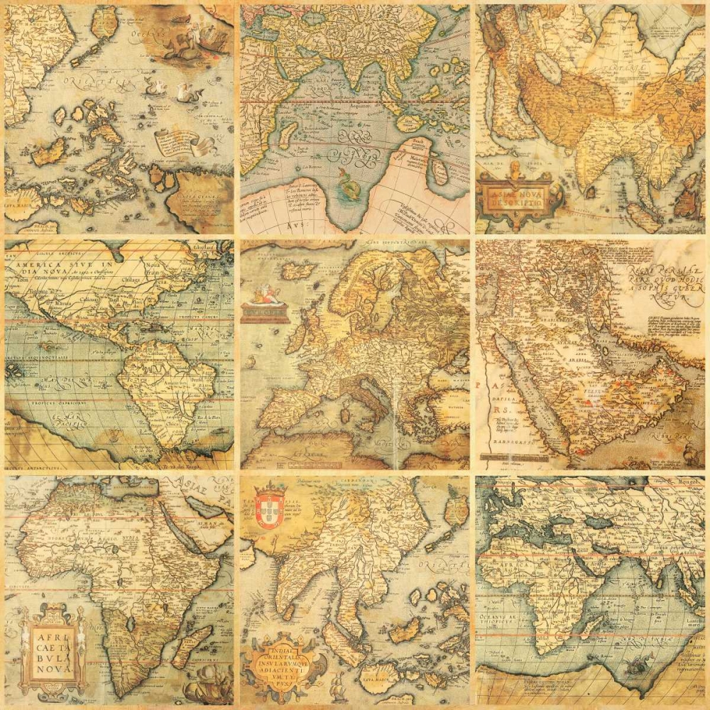 Art Print: Around the World I