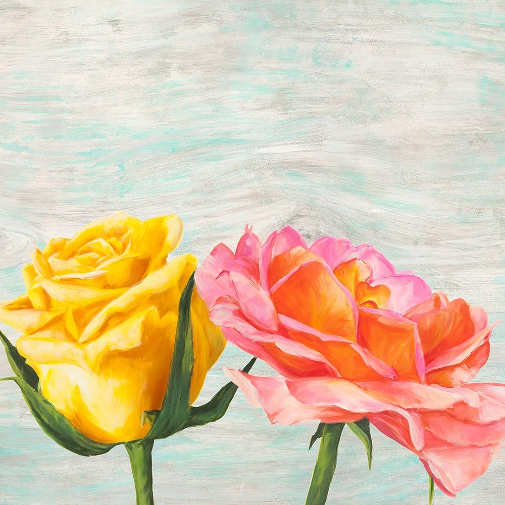 Wall Art Painting id:281052, Name: Funky Roses I, Artist: Thomlinson, Jenny