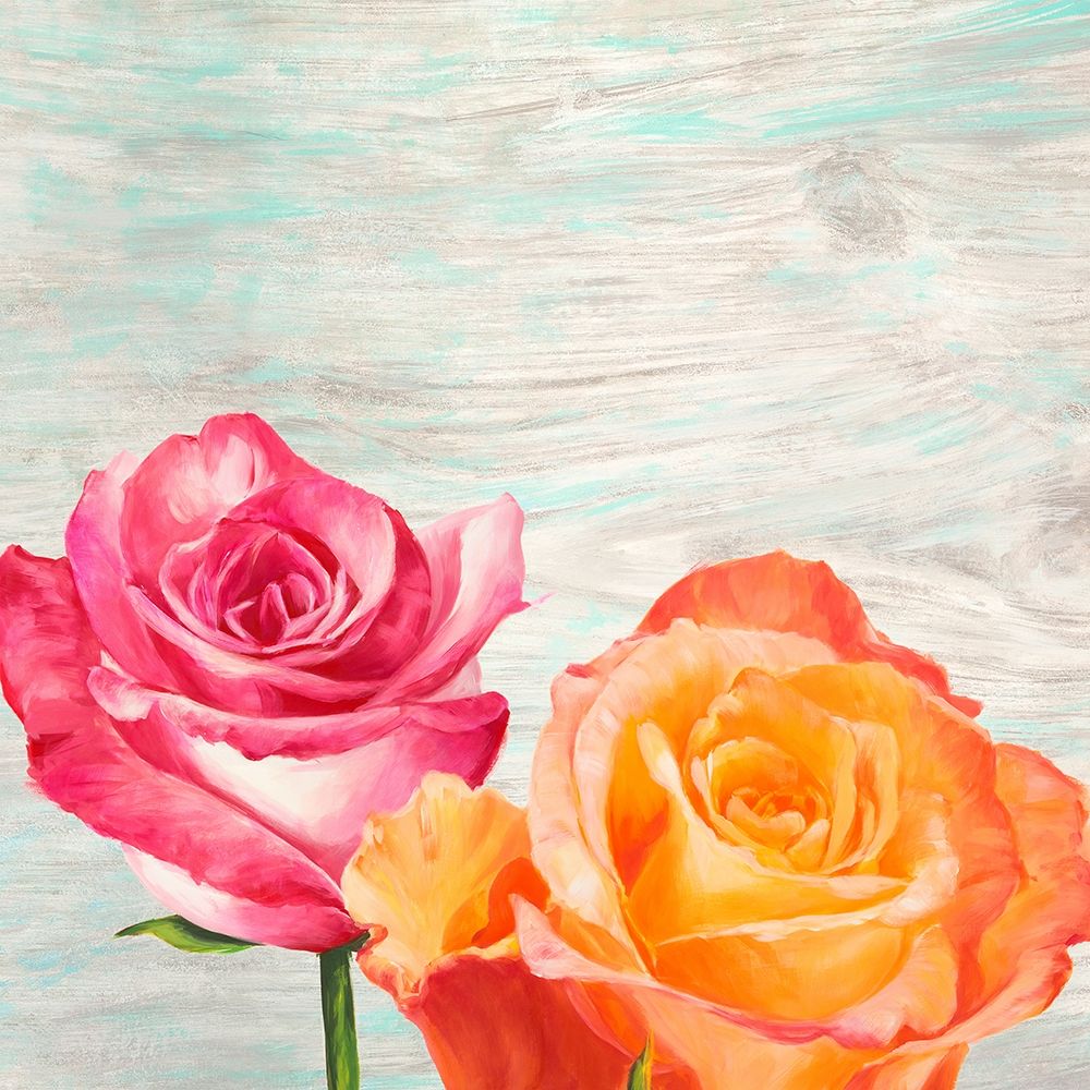 Wall Art Painting id:281053, Name: Funky Roses II, Artist: Thomlinson, Jenny