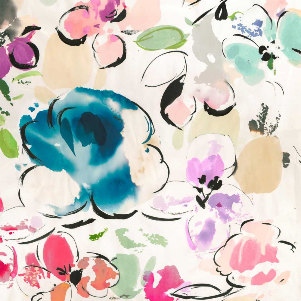 Wall Art Painting id:117778, Name: Floral Funk I, Artist: Parr, Kelly
