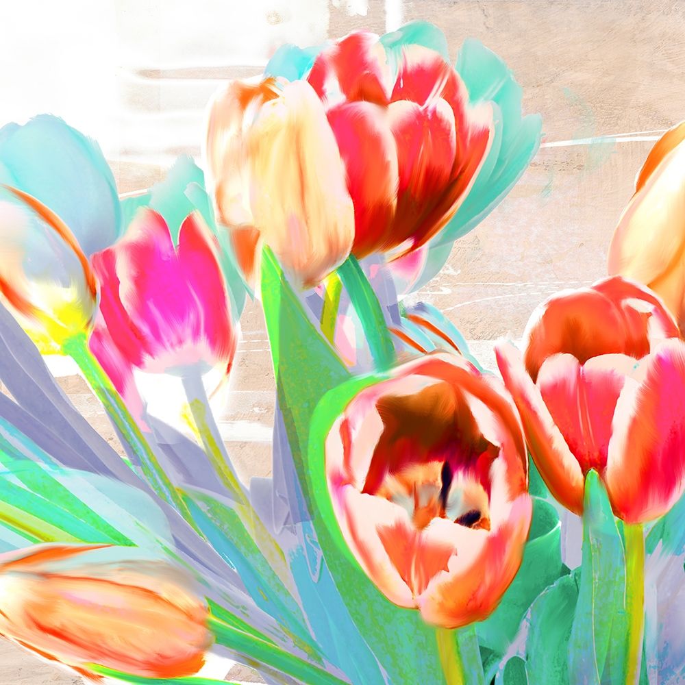 Wall Art Painting id:244205, Name: I dreamt of Tulips (detail), Artist: Parr, Kelly