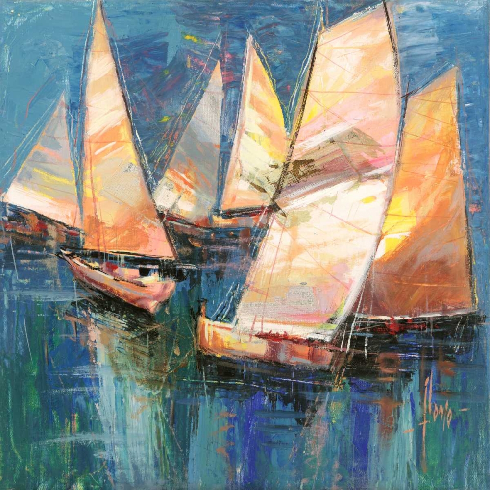 Wall Art Painting id:42615, Name: Veleggiando, Artist: Florio, Luigi