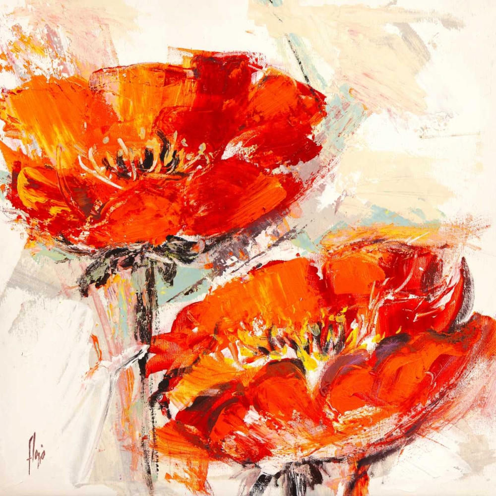 Art Print: Papaveri dorati