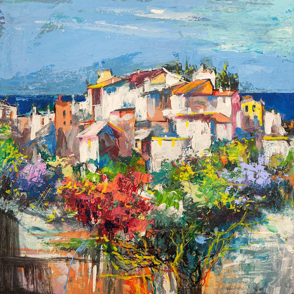 Art Print: Borgo sul mare I