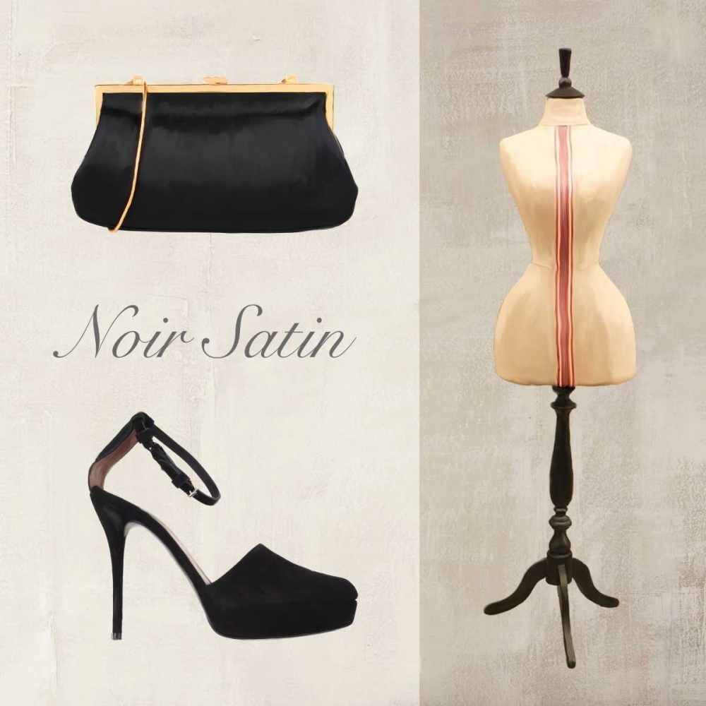 Art Print: Noir Satin
