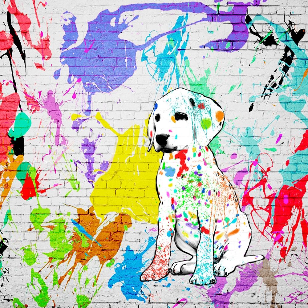 Wall art: In my defense I was left unsupervised, by Masterfunk Collective