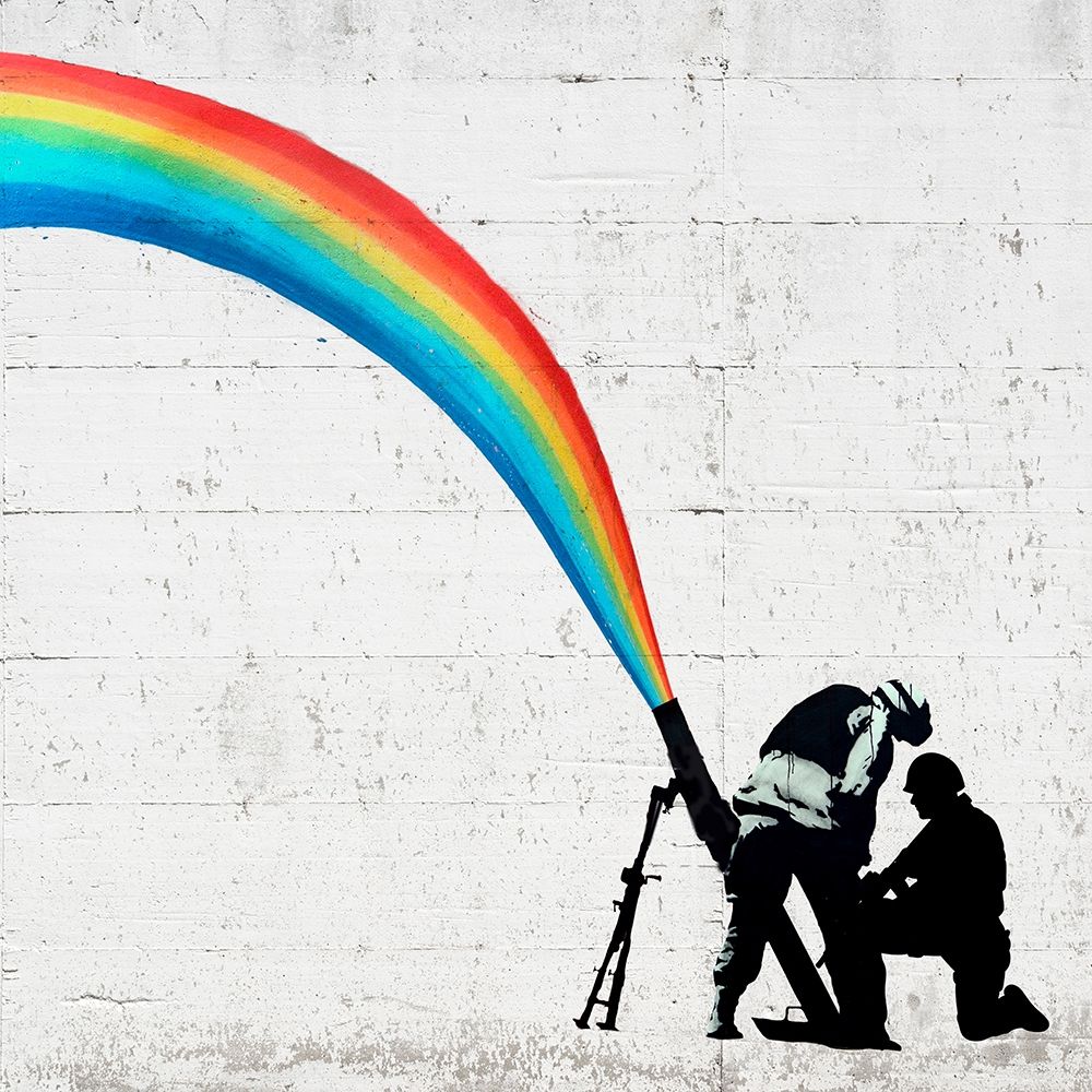 Wall art: Color Soldiers, by Masterfunk Collective