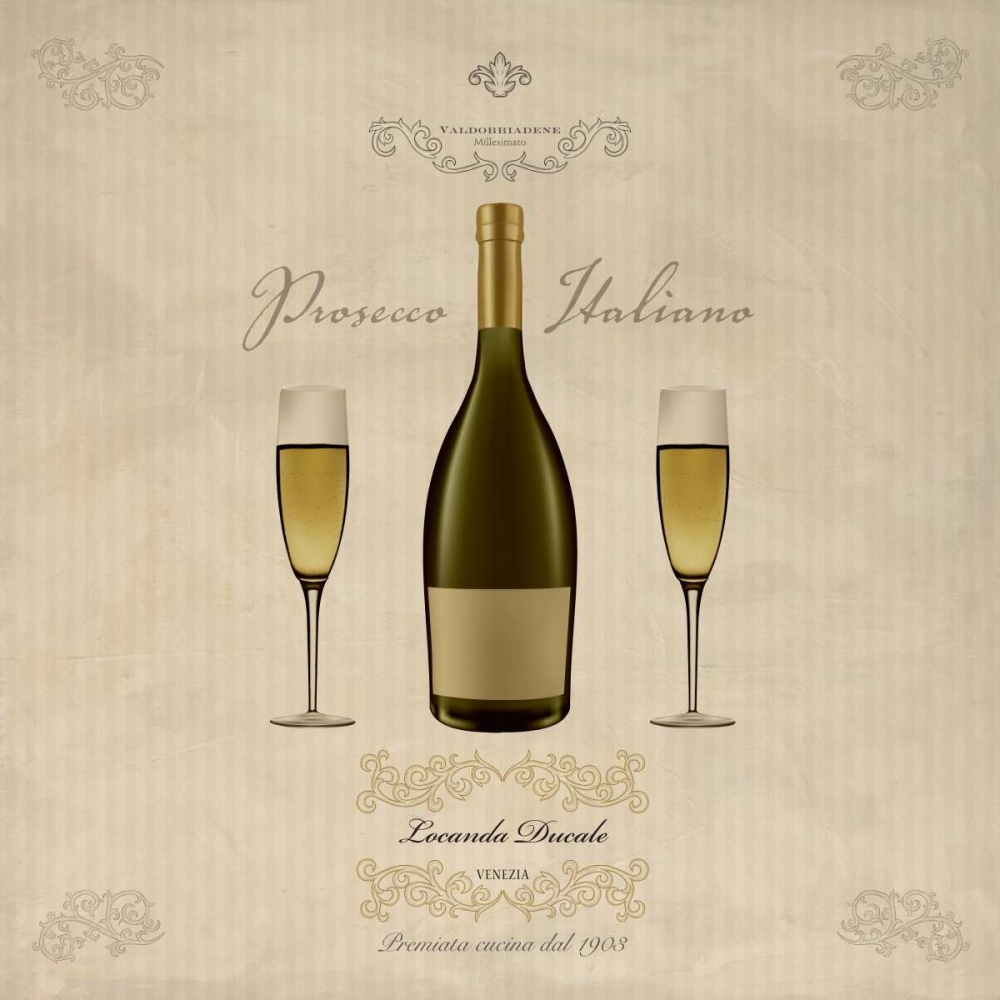 Wall art: Prosecco Italiano, by Ferrari, Sandro