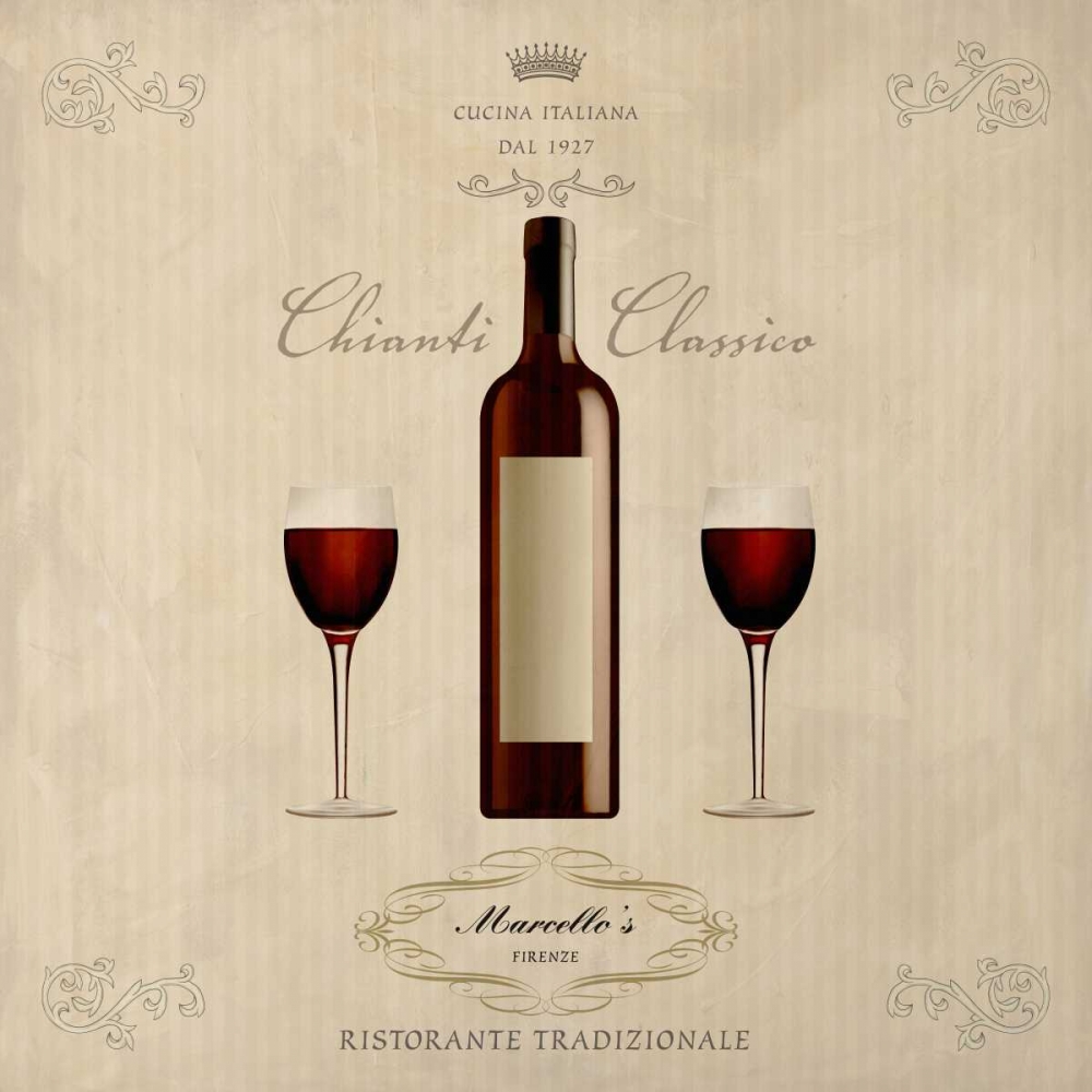 Wall art: Chianti Classico, by Ferrari, Sandro