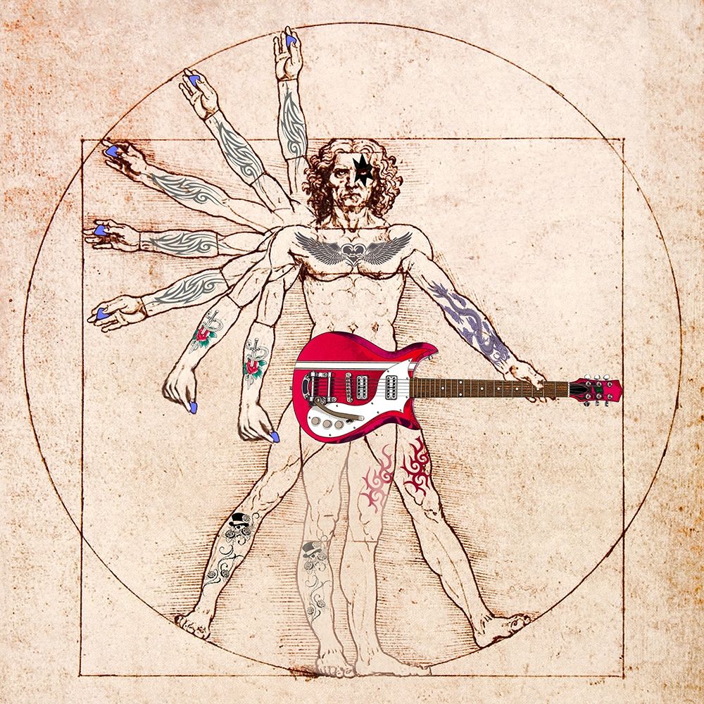 Wall Art Painting id:244239, Name: De Humano Rocknroll (detail), Artist: Hill, Steven