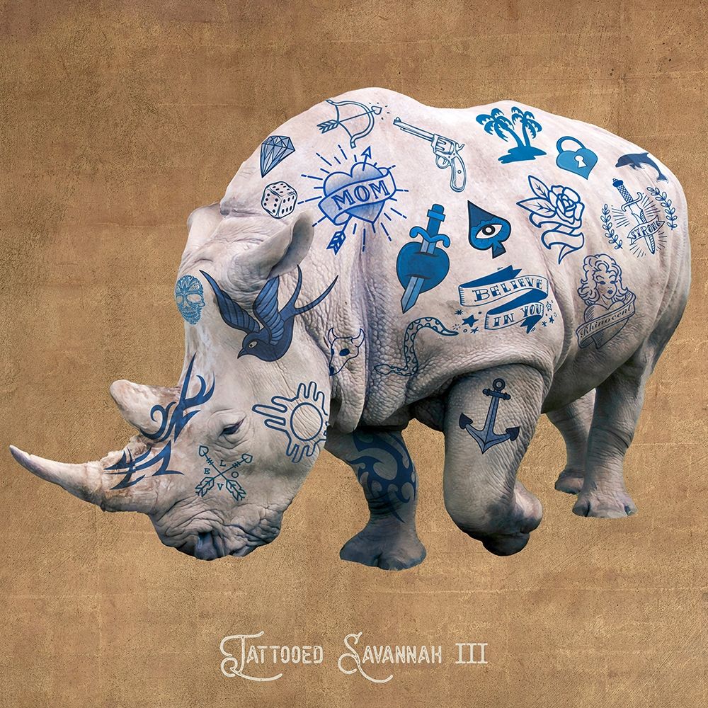 Wall Art Painting id:312011, Name: Tattooed Savannah III, Artist: Hill, Steven