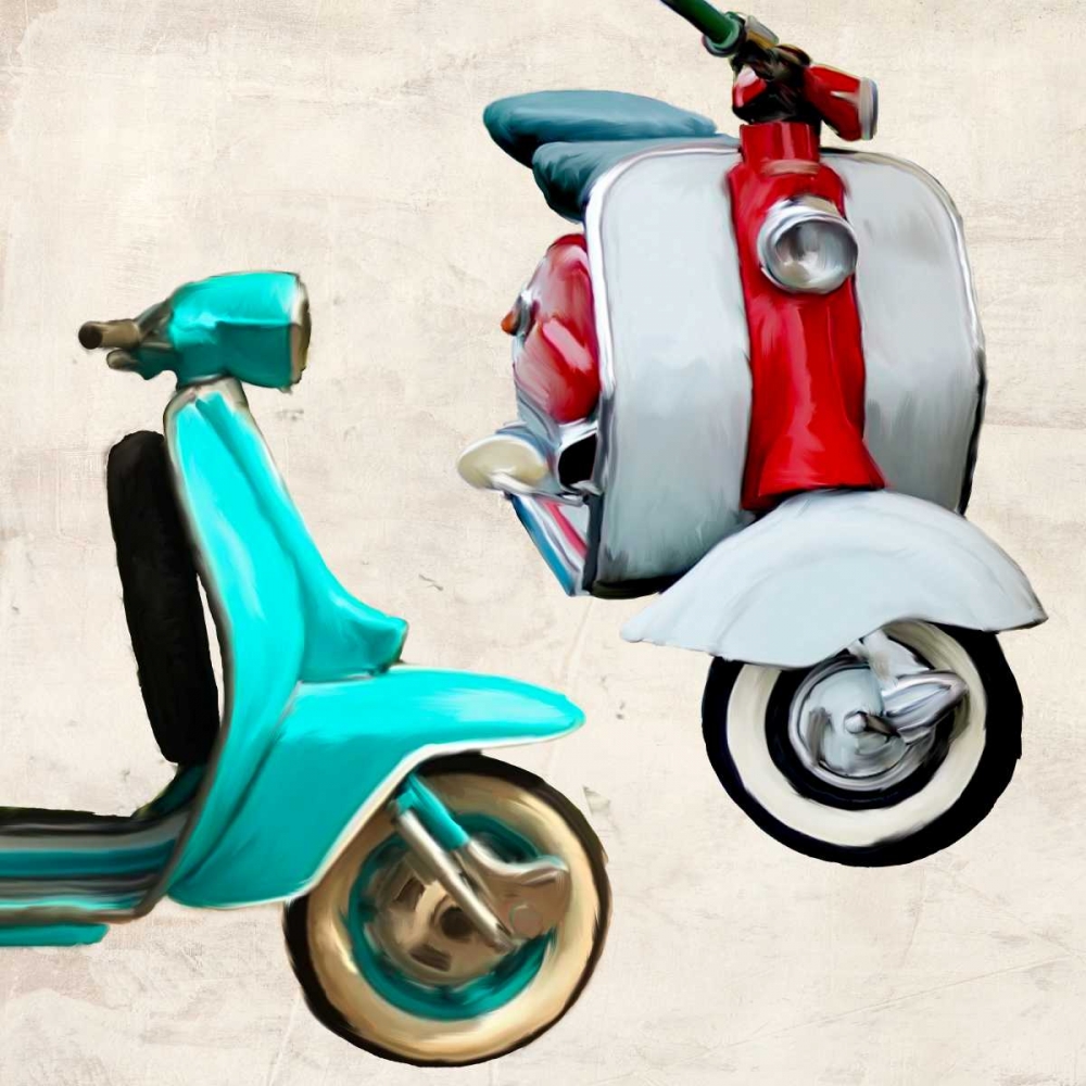 Wall art: Superscooters I, by Rizzardi, Teo