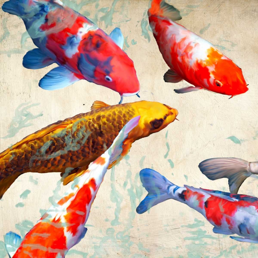 Wall Art Painting id:42774, Name: Koi I, Artist: Rizzardi, Teo