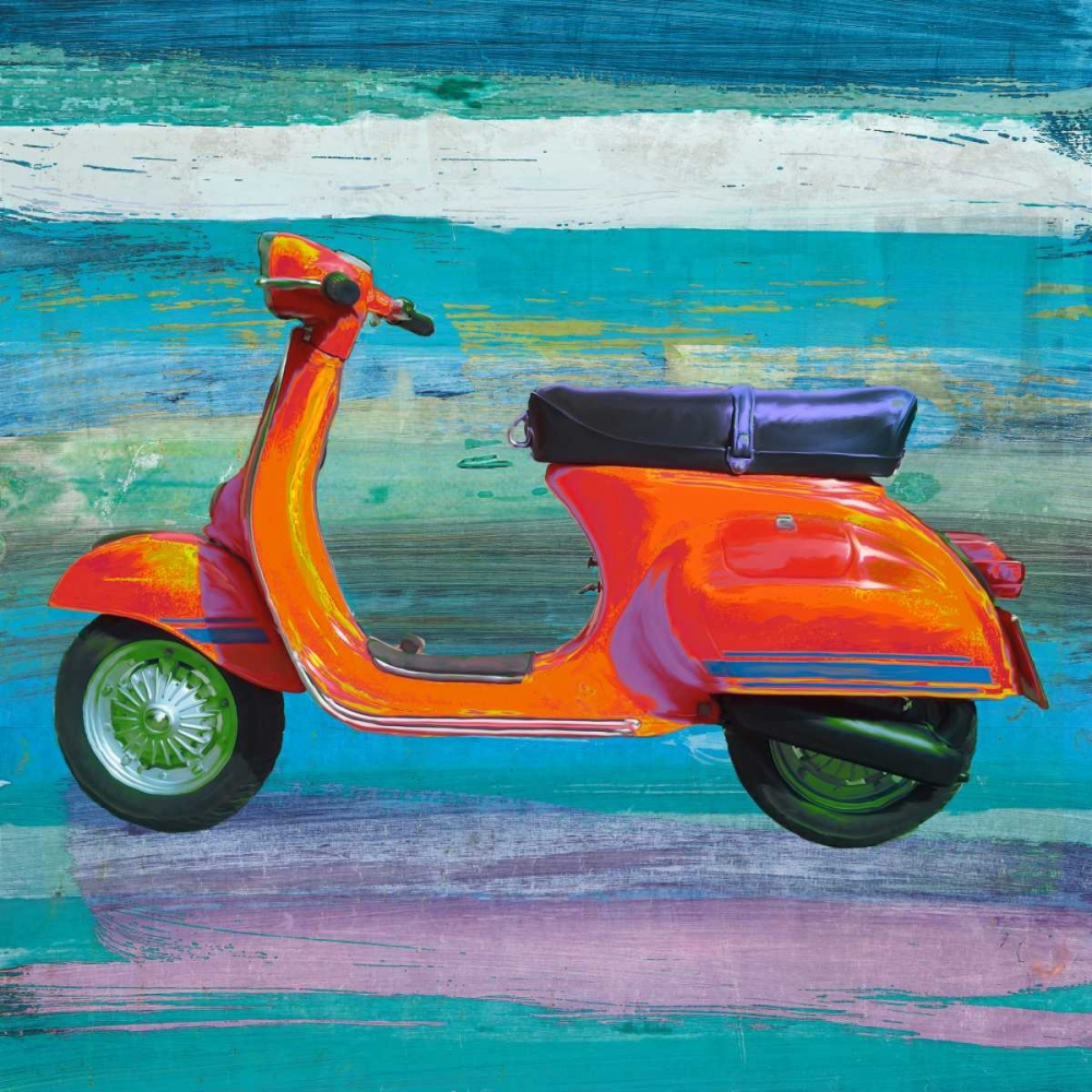 Wall art: Pop Scooter II, by Rizzardi, Teo