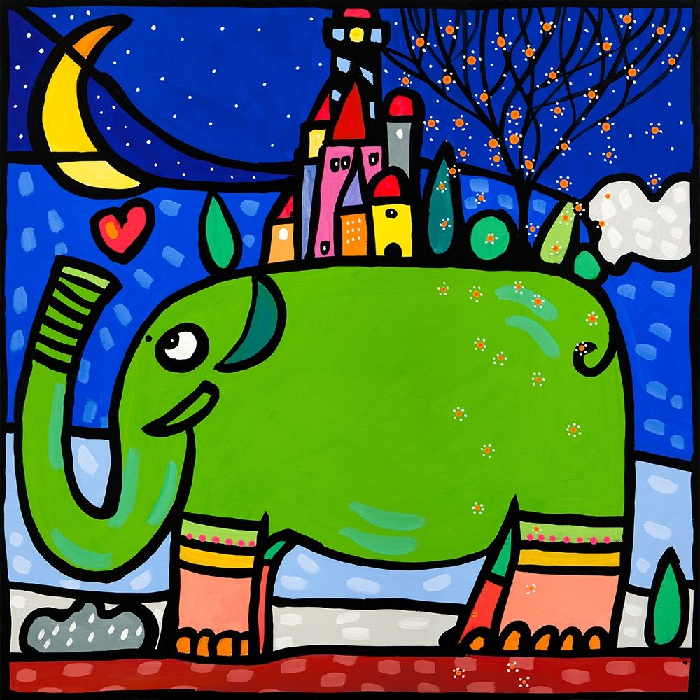 Wall Art Painting id:218551, Name: Ele, Artist: Wallas