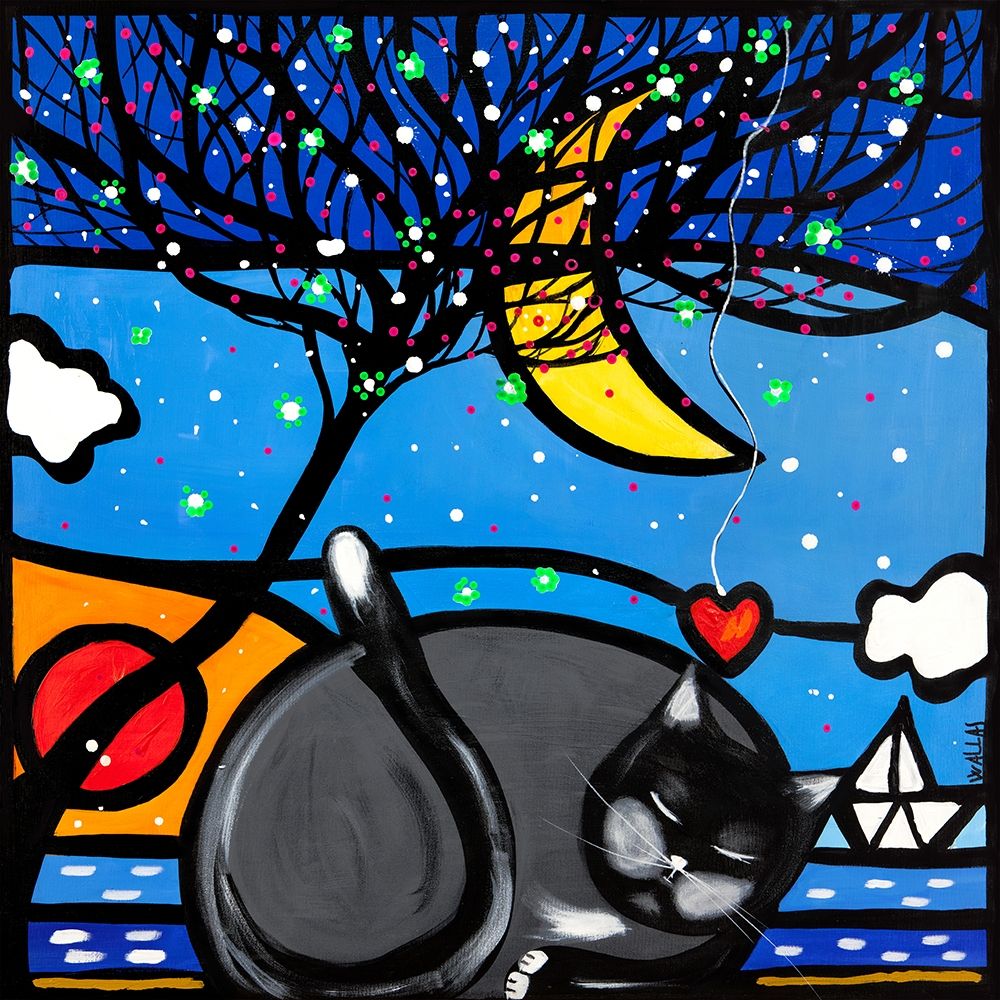 Wall Art Painting id:218552, Name: Il dolce sogno di Romeo, Artist: Wallas