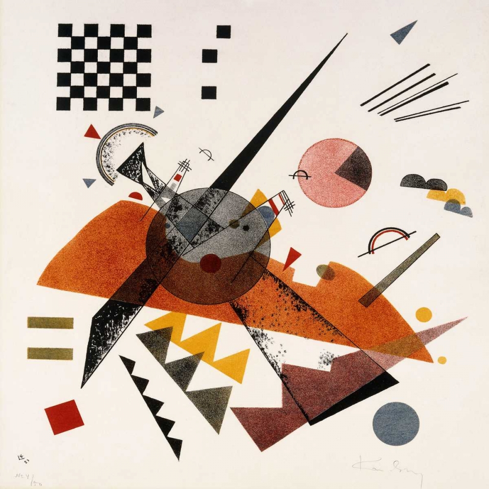 Wall Art Painting id:70059, Name: Orange, Artist: Kandinsky, Wassily