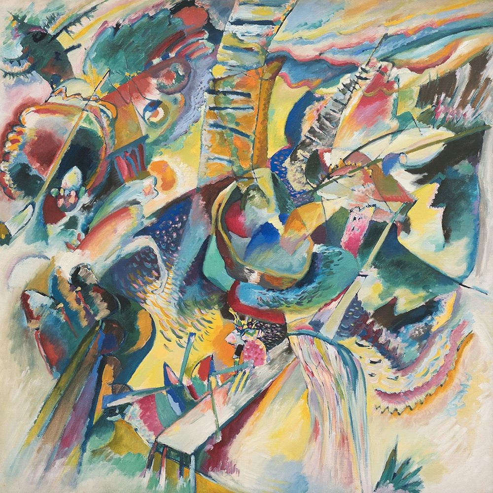 Wall art: Improvisation Klamm, by Kandinsky, Wassily