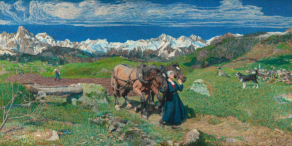 Art Print: Spring in the Alps, 1897