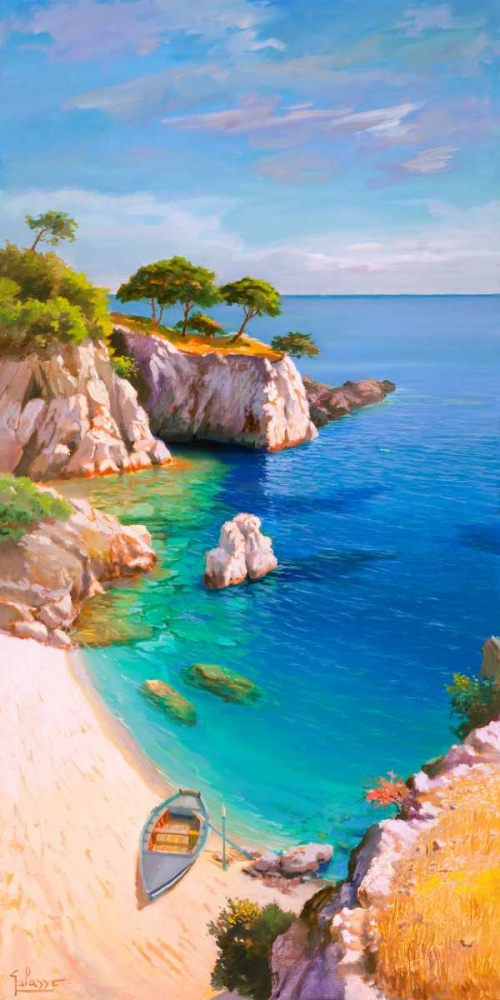 Art Print: Caletta nel sole