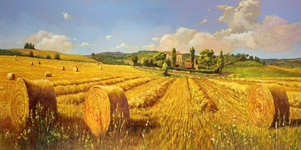 Wall Art Painting id:47925, Name: Campo in Toscana, Artist: Del Missier, Andrea