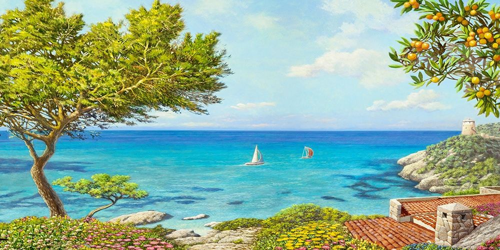 Wall Art Painting id:428953, Name: Sul mare, Artist: Del Missier, Andrea