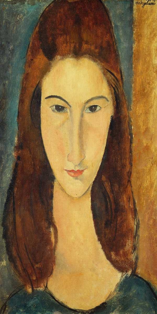 Wall art: Jeanne Hebuterne, by Modigliani, Amedeo