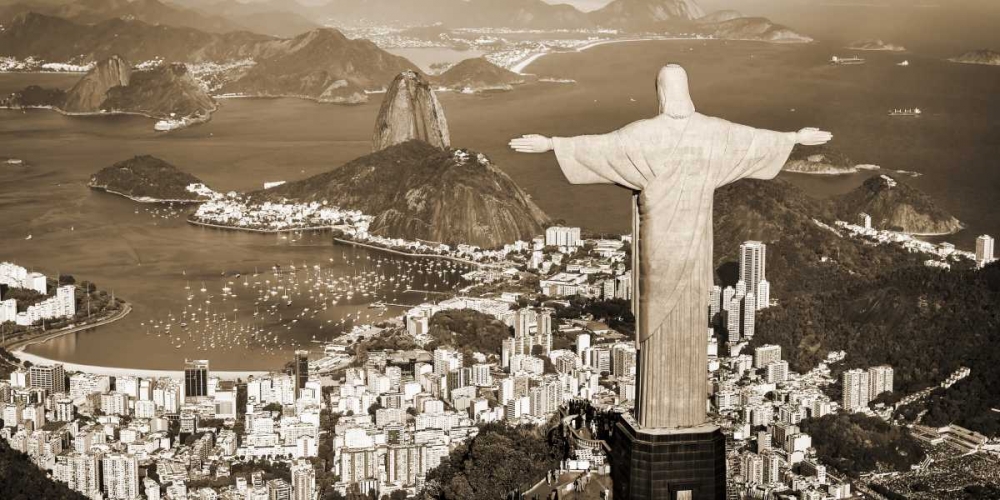 Art Print: Overlooking Rio de Janeiro, Brazil