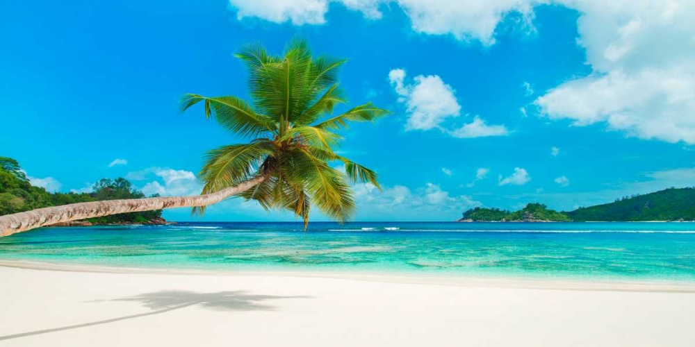 Art Print: Tropical beach, Seychelles