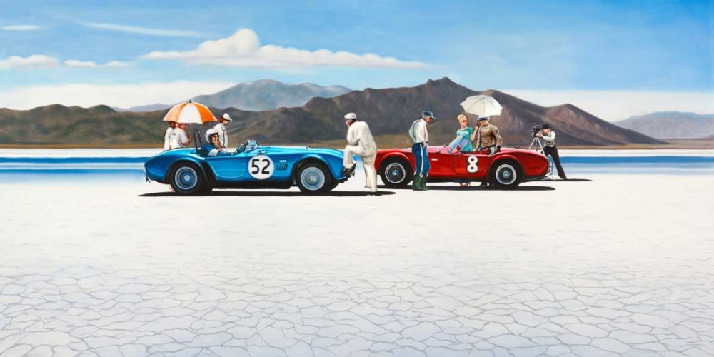 Wall art: Bonneville Salt Plains, by Benson, Pierre 