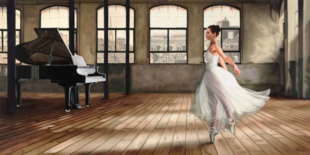 Wall art: Dim light Ballerina , by Benson, Pierre 