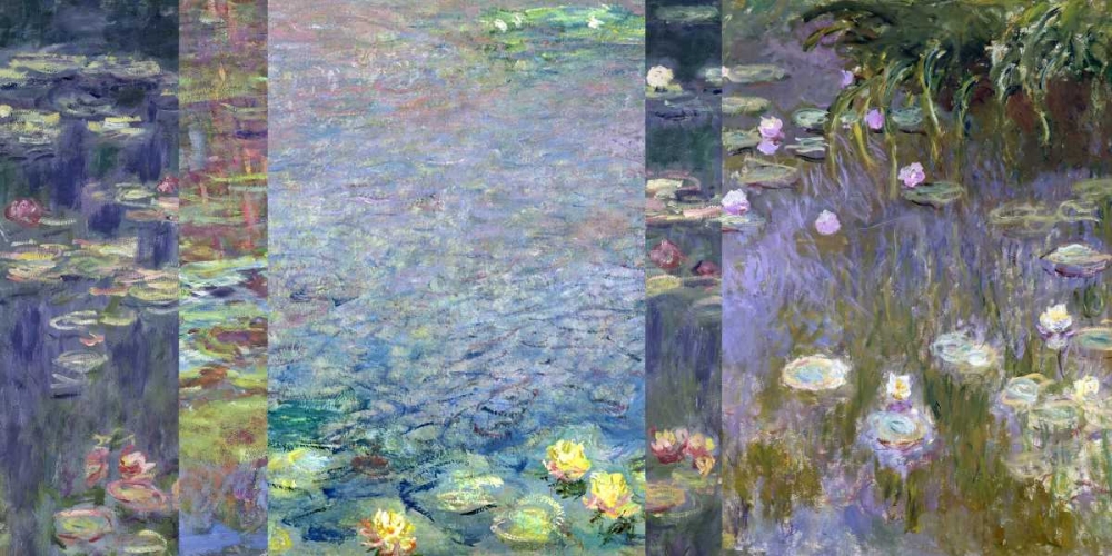 Wall Art Painting id:42797, Name: Waterlilies III, Artist: Monet, Claude