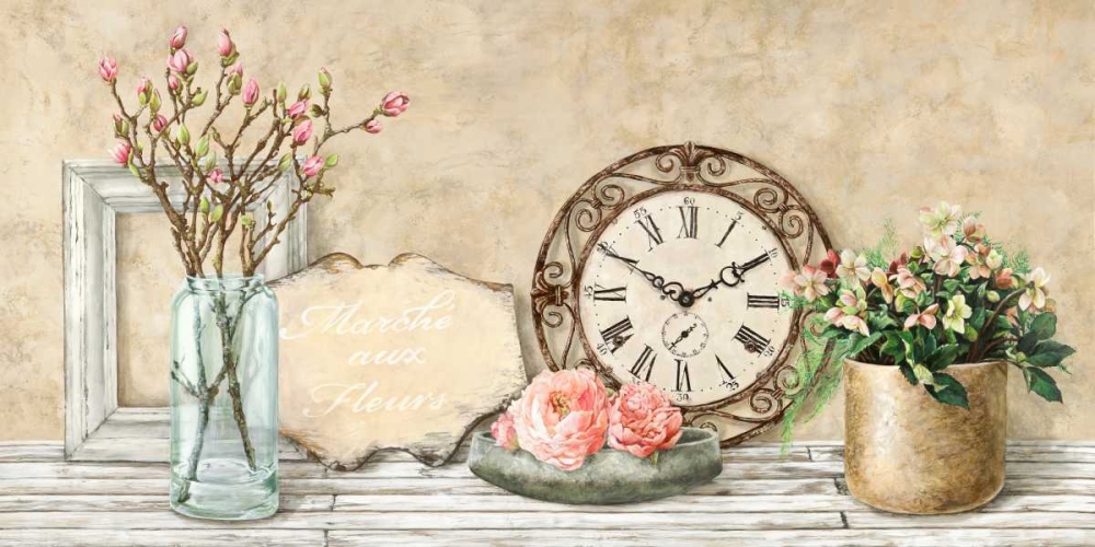 Wall Art Painting id:65001, Name: Mon jardin I, Artist: Dellal, Remy