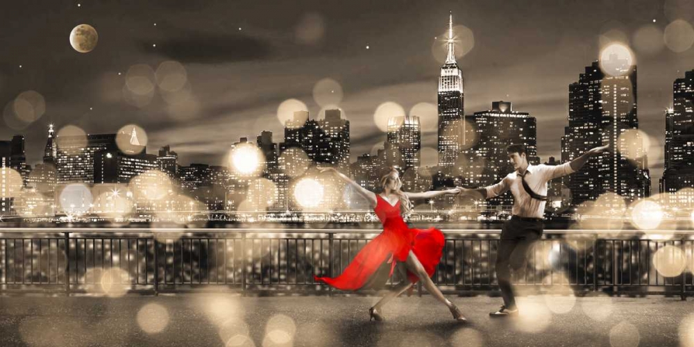 Art Print: Dancin in the Moonlight (BW)
