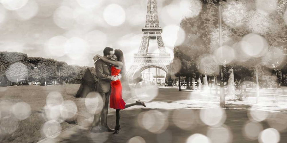 Art Print: Boulevard of Trees  (detail, BW)