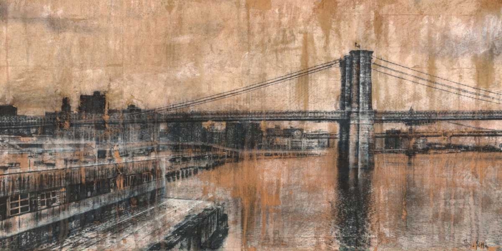 Wall Art Painting id:42930, Name: Brooklyn Bridge 1, Artist: Moschetta, Dario