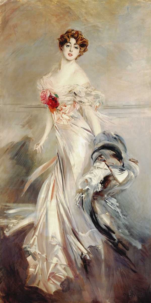 Wall Art Painting id:43126, Name: Madame Marthe Regnier, Artist: Boldini, Giovanni