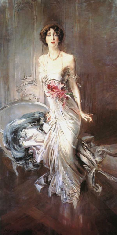 Wall art: Madame Eugene Doyen, by Boldini, Giovanni