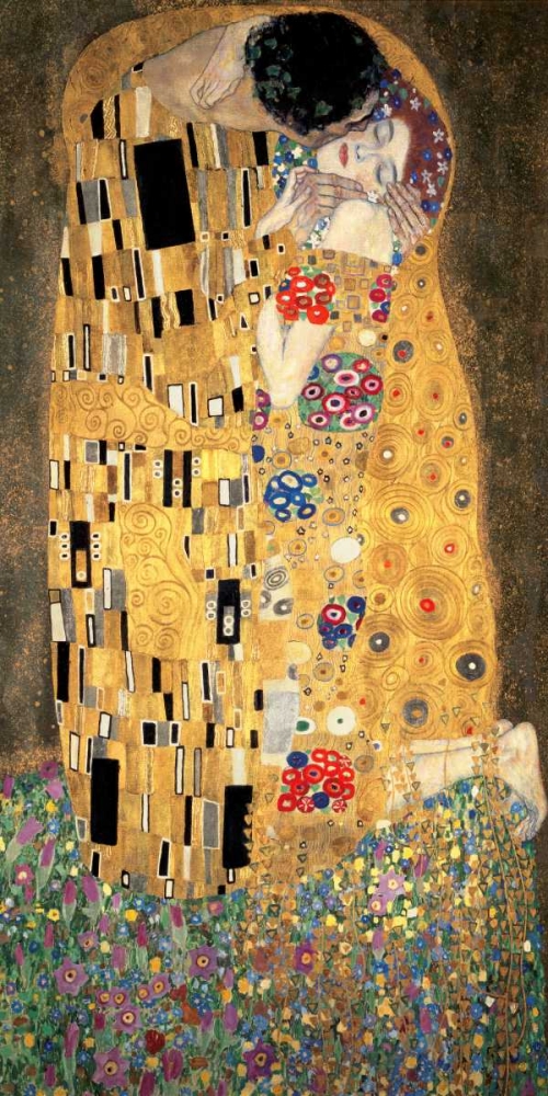 Wall Art Painting id:117923, Name: The Kiss, Artist: Klimt, Gustav