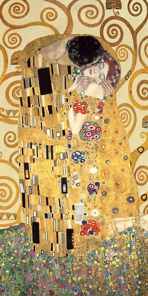 Wall Art Painting id:218445, Name: The Kiss, Artist: Klimt, Gustav
