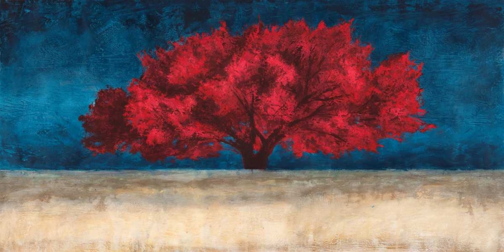 Art Print: Red Tree 