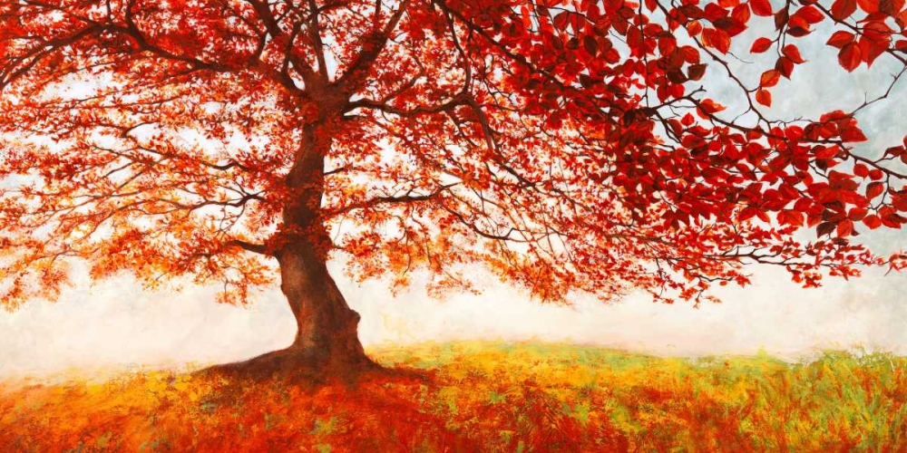 Art Print: Red Leaves