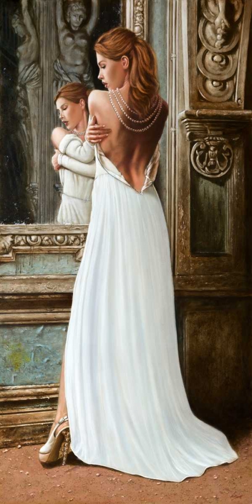 Wall art: At the Mirror, by Silver, John