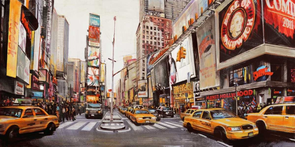 Wall art: Times Square Perspective, by Mannarini, John B.