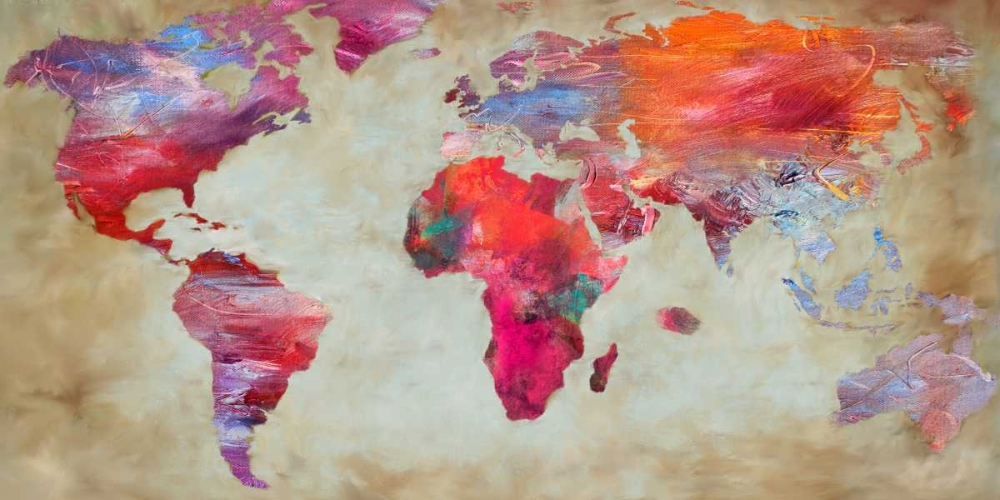 Art Print: World in colors